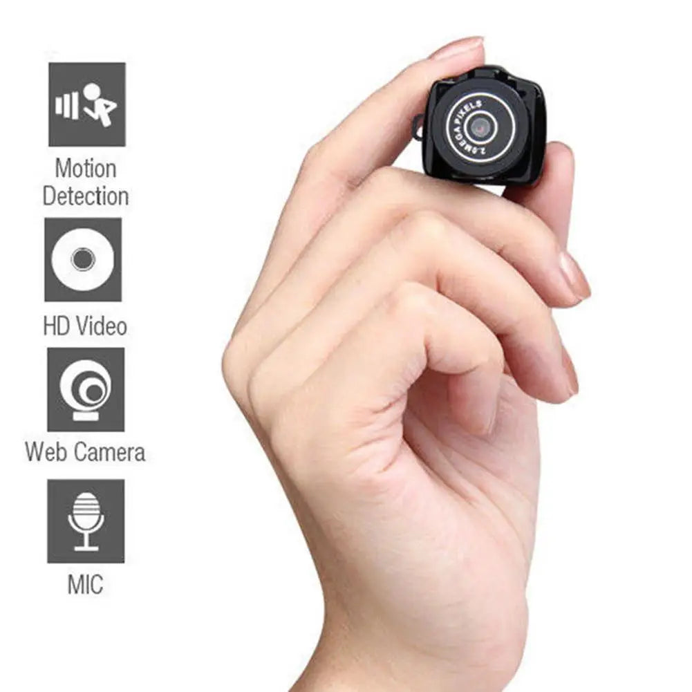 Y2000 Mini Camera, Portable, Audio Video Recorder, Security Camcorder.