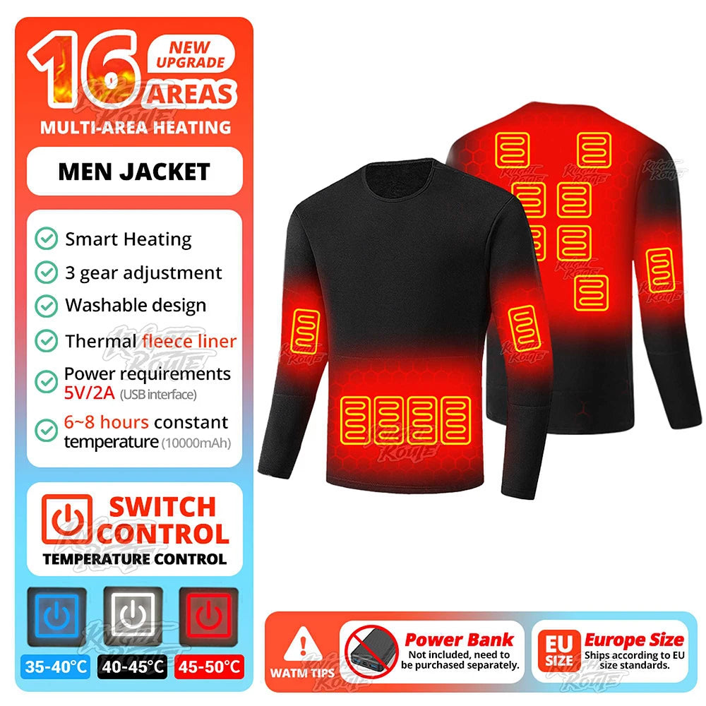 30 Areas Heated Jacket & Vest for Men and Women