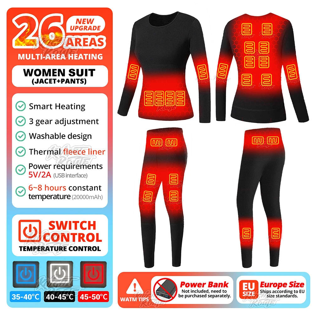 30 Areas Heated Jacket & Vest for Men and Women