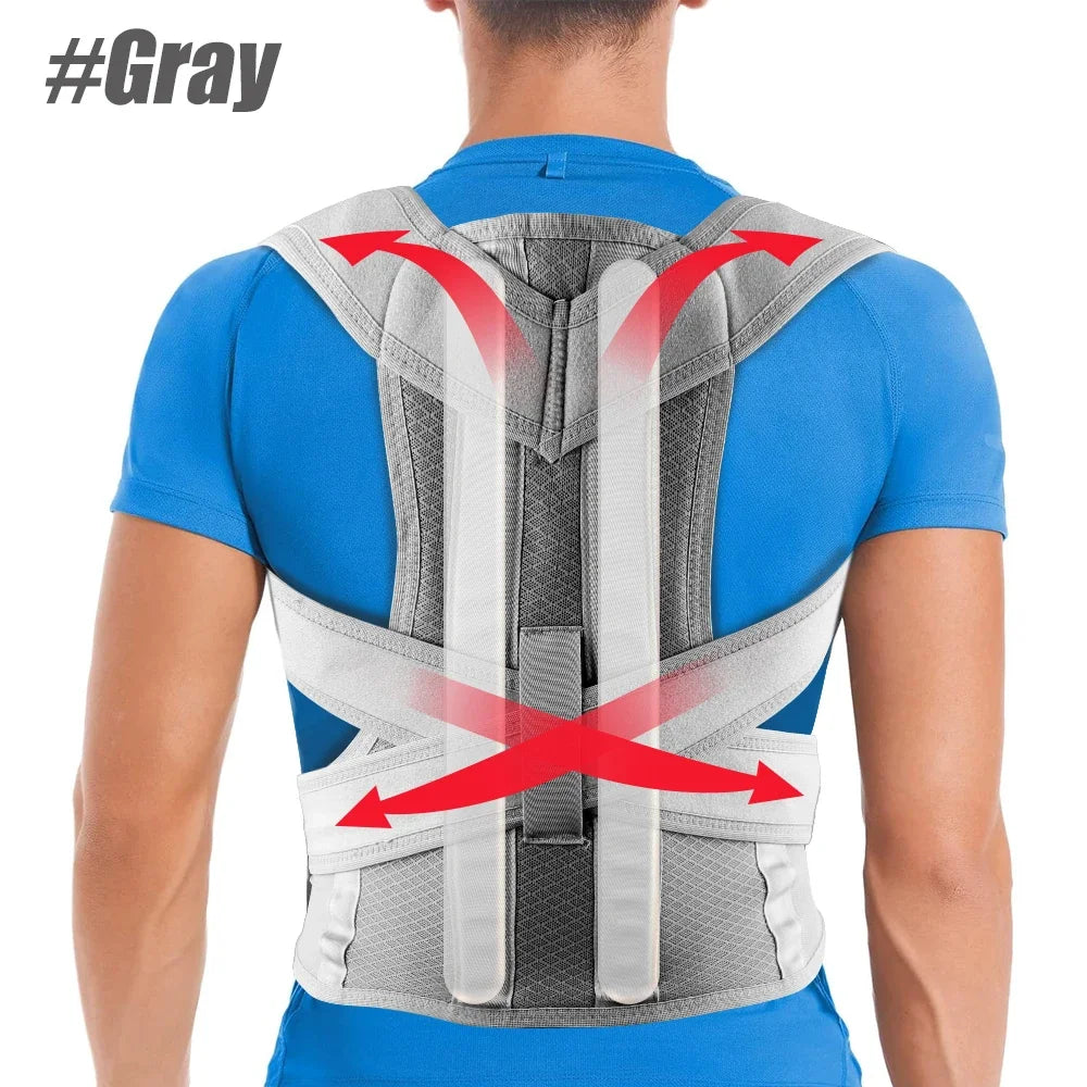 Adjustable Posture Corrector for Back Support