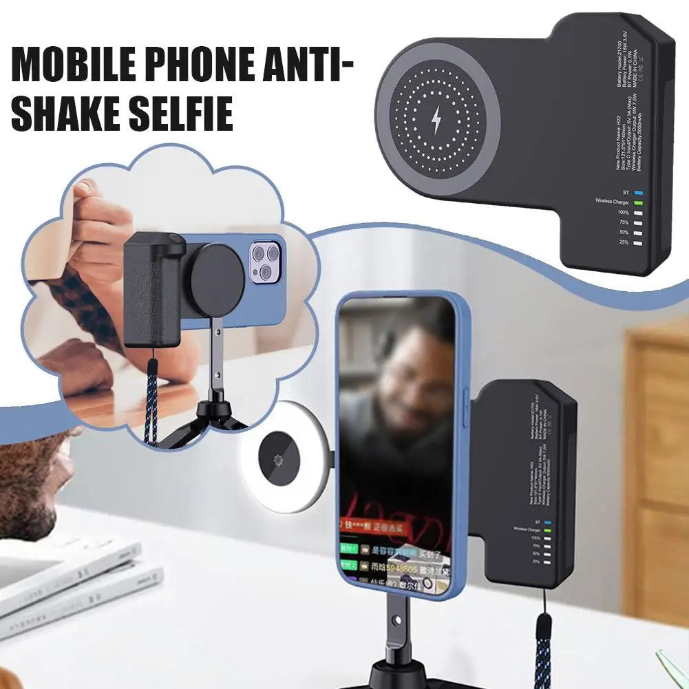 Magnetic Mobile Phone Mount Wireless Camera Self Timer Holder