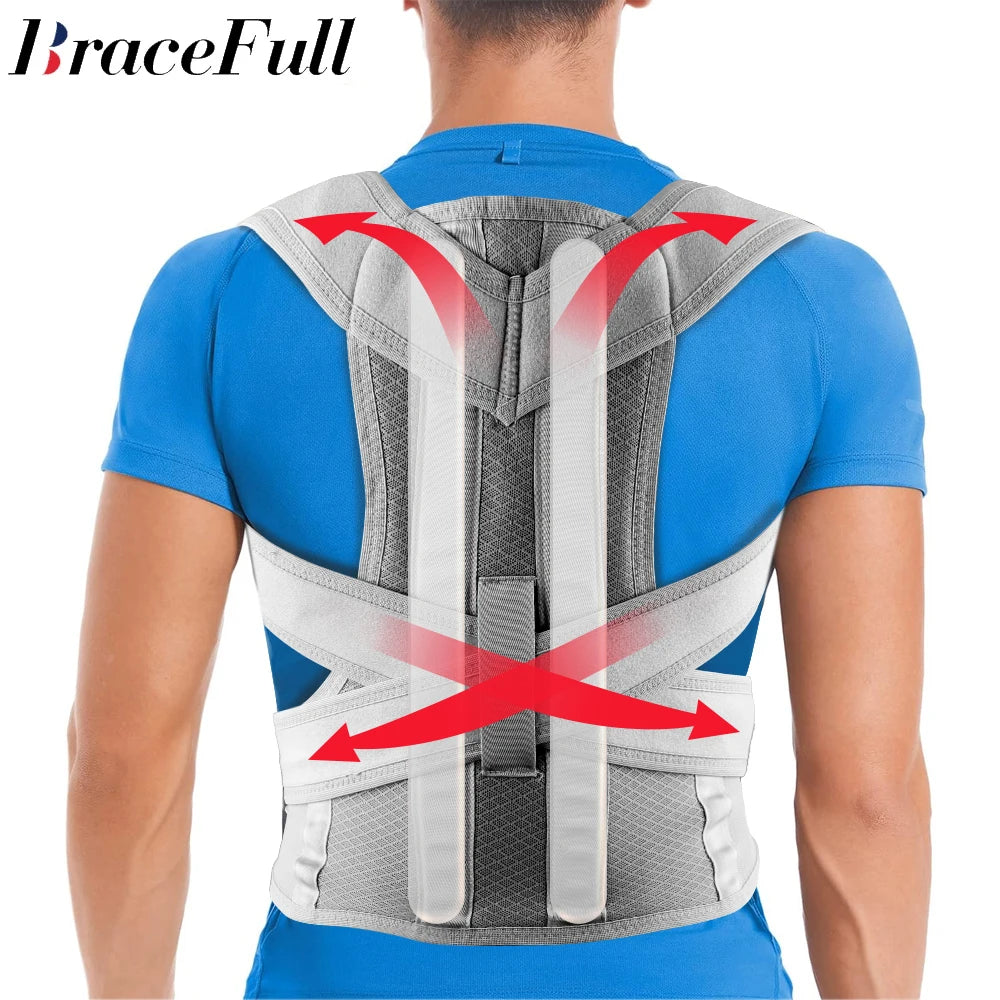 Adjustable Posture Corrector for Back Support