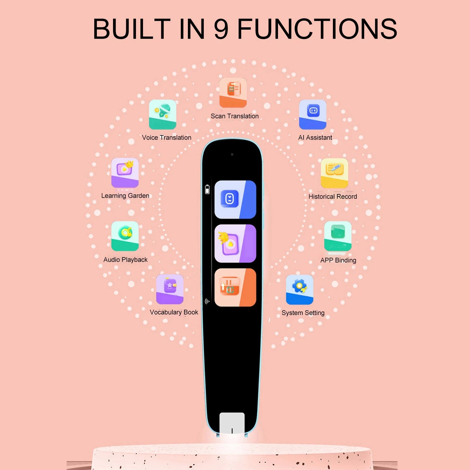 Smart Language Scanner Pen - Translator & Electronic Dictionary