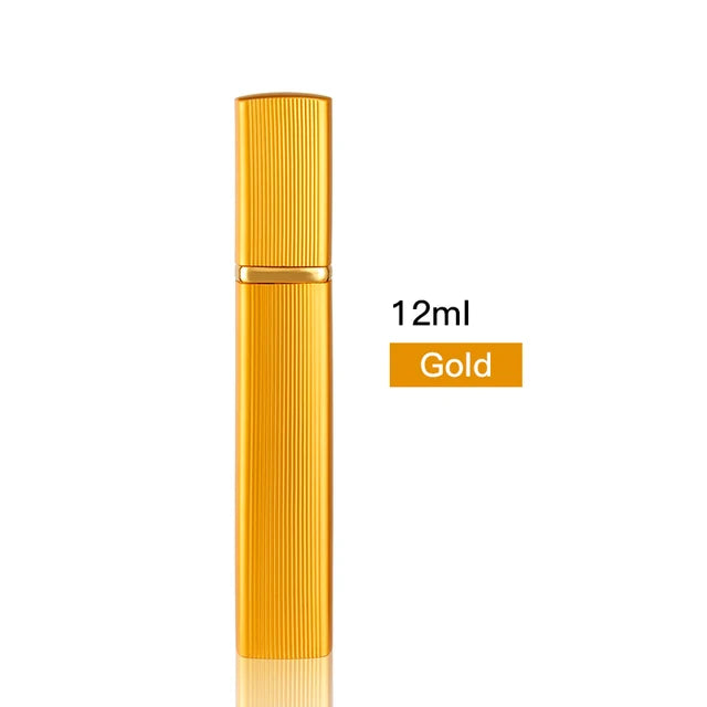 12ml High-grade Perfume Dispenser Bottle Portable Travel Mini Perfume Sample Spray Bottle Glass Liner Empty Bottle