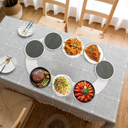 Rotating Lazy Susan Tray for Dining and Kitchen.