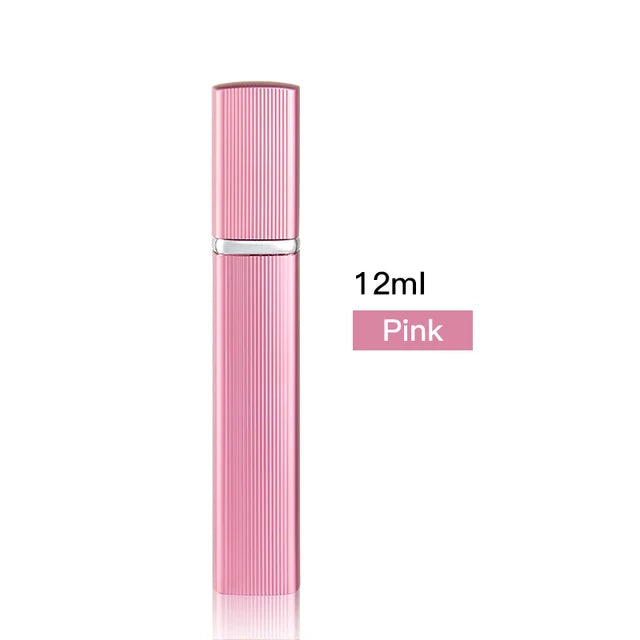 12ml High-grade Perfume Dispenser Bottle Portable Travel Mini Perfume Sample Spray Bottle Glass Liner Empty Bottle