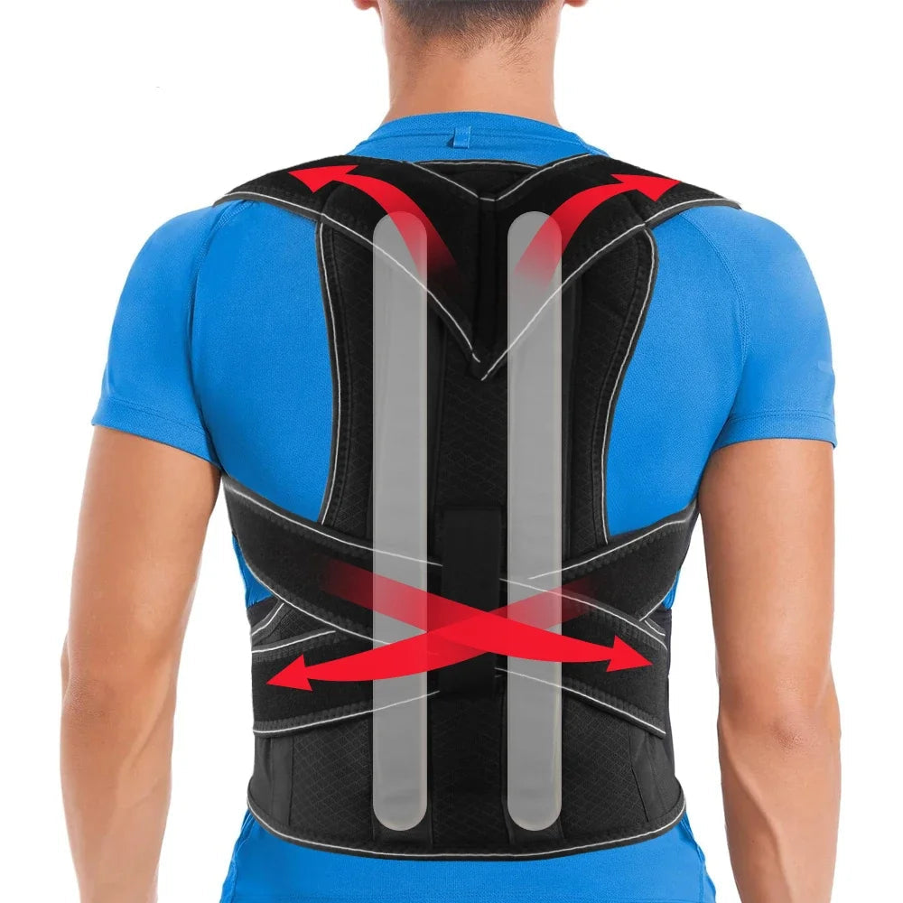 Adjustable Posture Corrector for Back Support